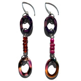 MPR x THE IMAGINARIUM: Pearl Ruby Garnet Fiery Drop Earrings