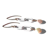 MPR x THE IMAGINARIUM: White Paperclip Chain with White Pearl Earrings