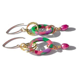 MPR x THE IMAGINARIUM: Tropical Fuschia Pearl Drop Earrings