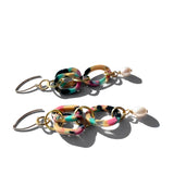 MPR x THE IMAGINARIUM: Tortoise + White Pearl Double Drop Earrings