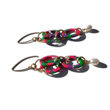 MPR x THE IMAGINARIUM: Watermelon + White Pearl Drop Earrings