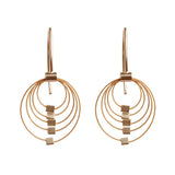 Grad Circle Hook Earrings (Mini)