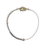 Sea Change Pearl Necklace- Soft Grey
