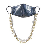 Sea Change Chain Mask Holder Necklace- Clasp on Clasp