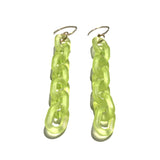 MPR x THE IMAGINARIUM: Bubble Mini Oval Smoky Lime Earrings