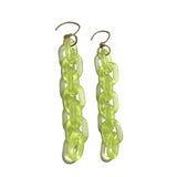 MPR x THE IMAGINARIUM: Bubble Mini Oval Smoky Lime Earrings