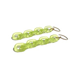 MPR x THE IMAGINARIUM: Bubble Mini Oval Smoky Lime Earrings