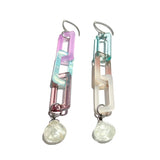 MPR x THE IMAGINARIUM: Ocean Marble + Aquamarine Drop Earrings