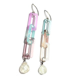 MPR x THE IMAGINARIUM: Ocean Marble + Aquamarine Drop Earrings