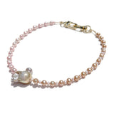 MPR x IMAGINARIUM: Pearl Melange Necklace in Triple Pink