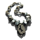 MPR x THE IMAGINARIUM: Silver Pendant Geode Necklace