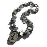 MPR x THE IMAGINARIUM: Silver Pendant Geode Necklace