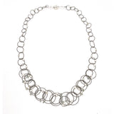 Interlock Necklace (Mini) with Stone