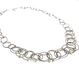 Interlock Necklace (Mini) with Stone