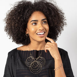 Orbiting Circle Necklace
