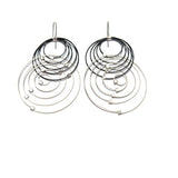 Orbiting Circles Hook Earrings