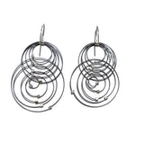 Orbiting Circles Hook Earrings