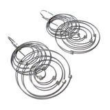 Orbiting Circle Hook Earrings