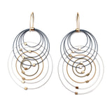 Orbiting Circles Hook Earrings