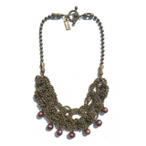 Sea Change Crochet Curve Necklace