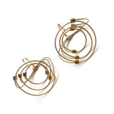 Swirl Earrings (Hooks)