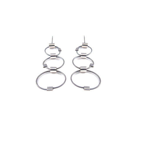 Triplet Post Earrings