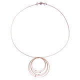 Rose Gold with Rose Gold cable and Silver Hardware