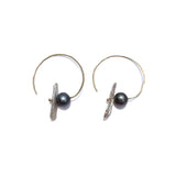 Crescent Moon Hoops