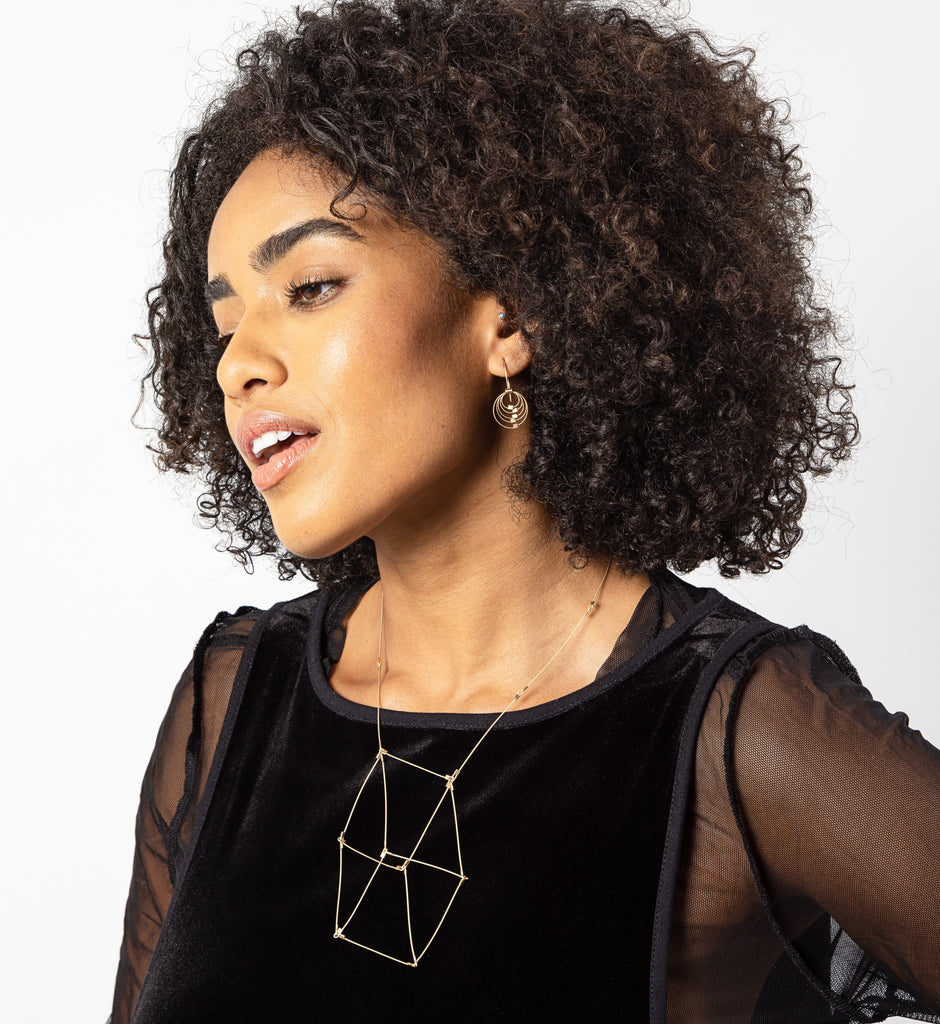Cube Pendant Necklace – Meghan Patrice Riley