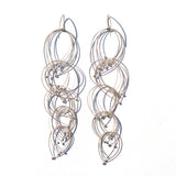 Feather Teardrop Hook Earrings (Maxi)