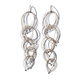 Feather Teardrop Hook Earrings (Maxi)