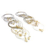 Feather Teardrop Hook Earrings (Maxi)