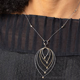 Feather Teardrop Pendant