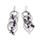 Feather Teardrop (Mini) Hooks with Stones