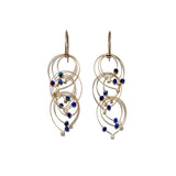 Feather Teardrop (Mini) Hooks with Stones