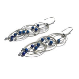Feather Teardrop (Mini) Hooks with Stones