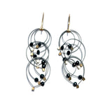Feather Teardrop (Mini) Hooks with Stones