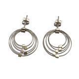 Grad Circle Post Earrings