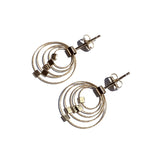Grad Circle Post Earrings (Mini)