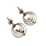 Grad Circle Post Earrings (Mini)
