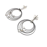 Grad Circle Post Earrings