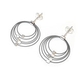 Grad Circle Post Earrings