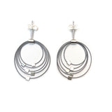 Grad Circle Post Earrings