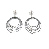 Grad Circle Post Earrings