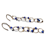 Interlock Hook Earrings with Stones