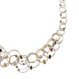 Interlock Necklace (Mini) with Stone