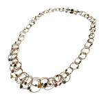 Interlock Necklace (Mini) with Stone