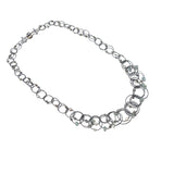 Interlock Necklace (Mini) with Stone