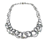 Interlock Necklace (Mini) with Stone