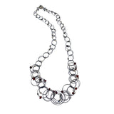 Interlock Necklace (Mini) with Stone